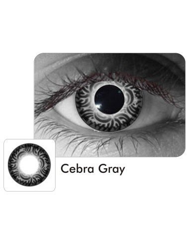 Lentes Locos Zebra Crazy Lentes Halloween 