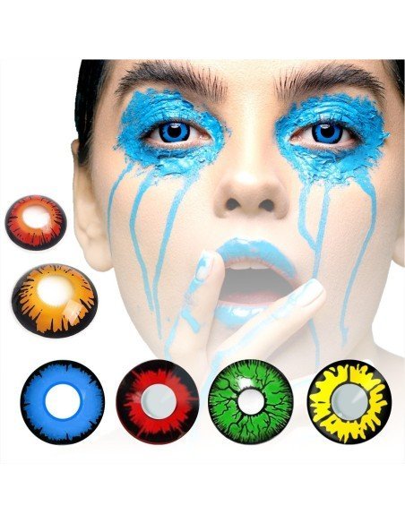 Lentes Crazy Lentes de contacto Halloween Disfraz Brujas