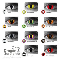 Lentes Halloween Gato Azul Cat Blue Crazy Lens