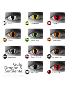 Lentes Locos Gato lagarto Red Snake Crazy Lentes Halloween Disfraz Brujas 2
