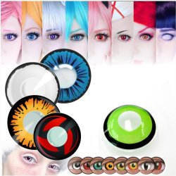 Lentes Locos Gato lagarto Red Snake Crazy Lentes Halloween Disfraz Brujas