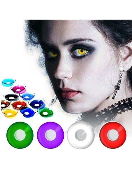 Lentes de Contacto Crazy Manson Zombie Bruja Lentes de Contacto Crazy Manson Zombie Bruja