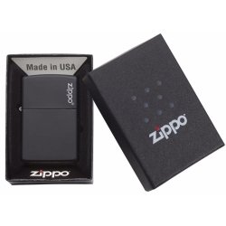 Encendedor Zippo Colors BlackMatte - Negro