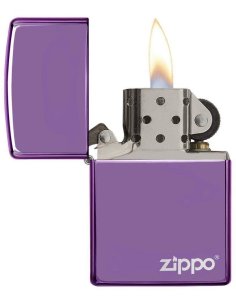 Encendedor Zippo Colors - Abbyss - Morado. 100% Genuinos 2