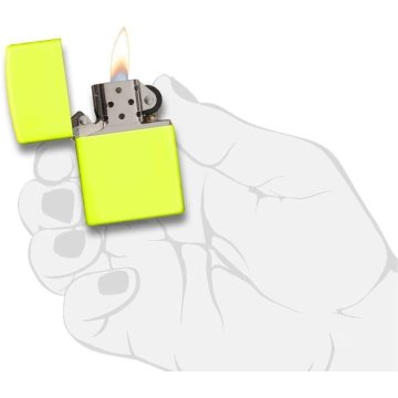 Encendedor Zippo Colors Neon Yellow - Amarillo