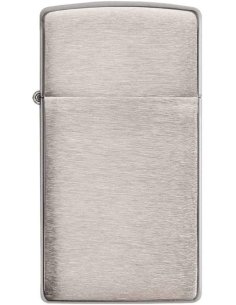 Encendedores Zippo Slim Brushed Chrome - Plateado 2