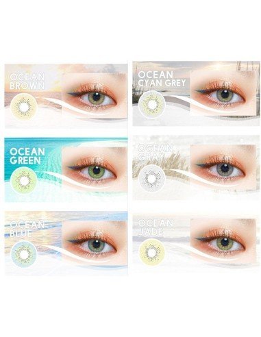 Lentes Cosméticos Ocean Hidro Natural Sin Borde