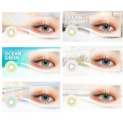 Lentes Cosméticos Ocean Hidro Natural Sin Borde