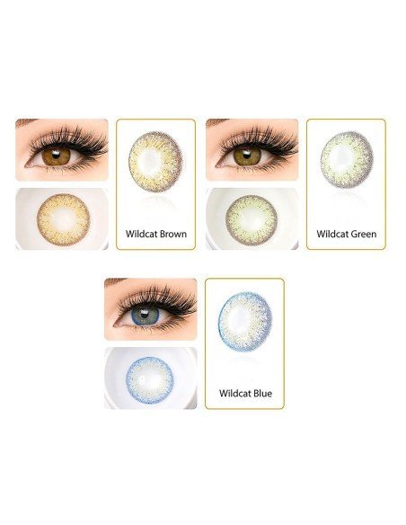 Lentes Cosméticos WildCat HidroCor Natural Color