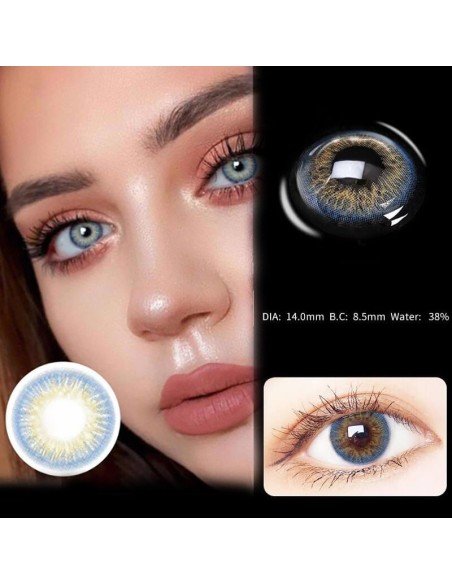 Lentes Cosméticos Iris Tone HidroCor Naturales