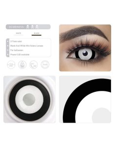 Lentes de Contacto Reptilia Scleral 22mm Crazy Lentes Halloween Disfraz Brujas y efectos de cine Reptilia 2