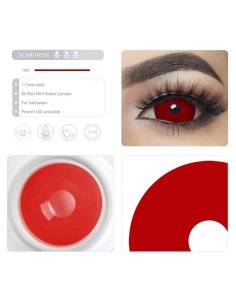 Lentes de contacto Mini Sclera Lens, Crazy, Daredevil, Lentes Halloween y Efectos de Cine Demoniados 2