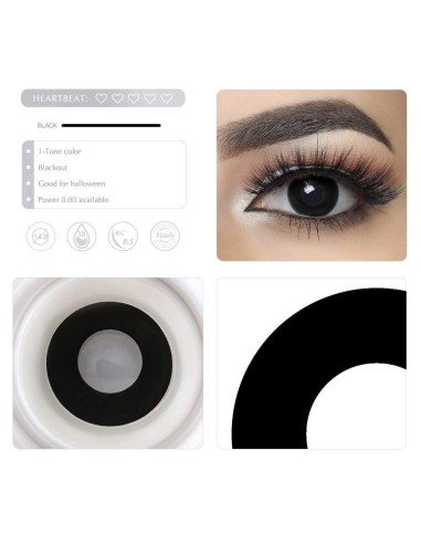 Lentes Locos Loox Black Crazy Lentes Halloween