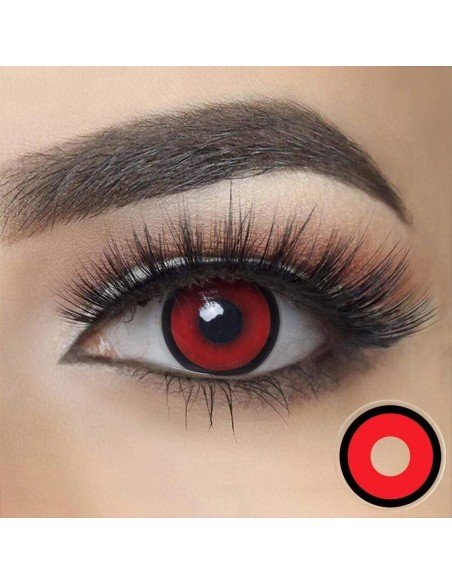Lentes de Contacto Crazy Manson Voldemort Red