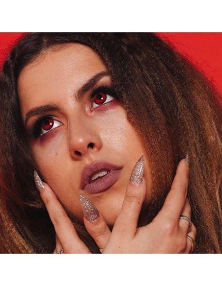 Lentes de Contacto Crazy Manson Voldemort Red