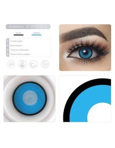 Lentes de Contacto Crazy Manson Mad Angel Celeste 2