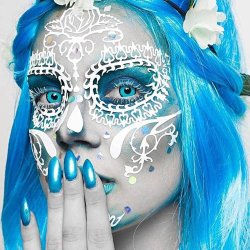 Lentes de Contacto Crazy Manson Mad Angel Celeste