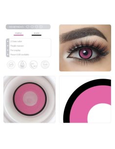 Lentes de Contacto Crazy Manson Pink Rosado 2