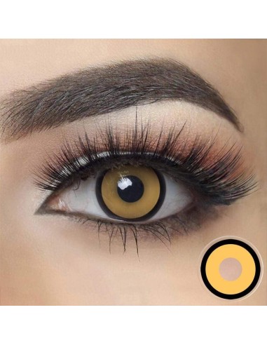 Lentes de Contacto Crazy Manson Mad Hatter Yellow