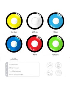 Lentes de Contacto Crazy Manson Green Joker Verde 2