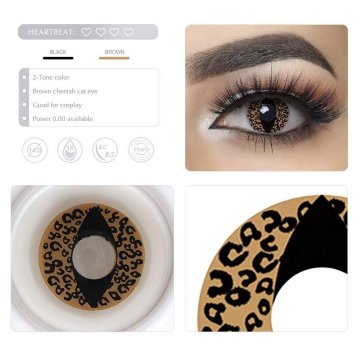 Lentes Locos Cat Animal Print Cat Crazy Lentes Halloween