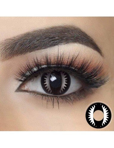 Lentes Locos Dragón Blanco Crazy Lentes Halloween