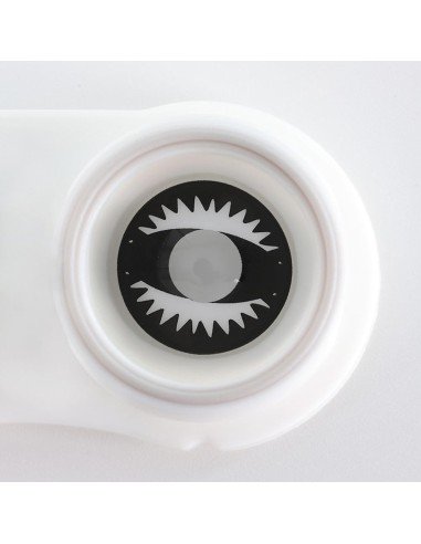 Lentes Locos Dragón Blanco Crazy Lentes Halloween