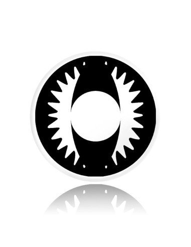 Lentes Locos Dragón Blanco Crazy Lentes Halloween