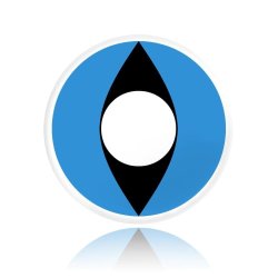 Lentes Halloween Gato Azul Cat Blue Crazy Lens