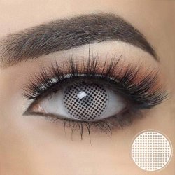 Crazy Lentes Blind FX Mesh Blanco Mosca Nublan Visión