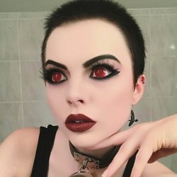 Crazy Lentes Teatro FX Mosca Rojo Mesh Nublan la  Visión