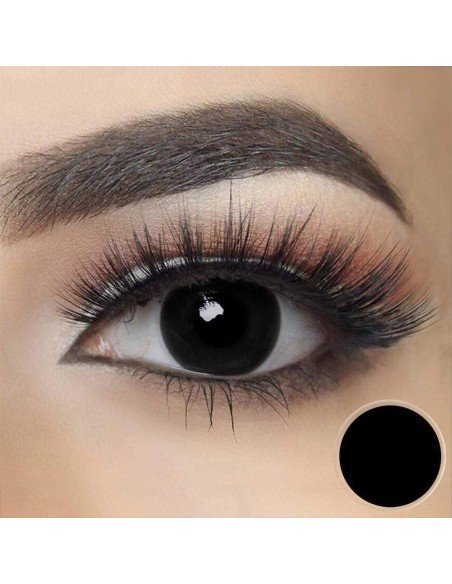 Crazy Lentes Blind FX Black Zoom Bloquea Visión Crazy Lentes Blind FX Black Zoom Bloquea Visión