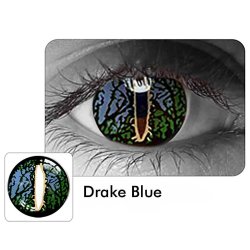 Crazy Lentes Blind Drake Blue Nublan Visión