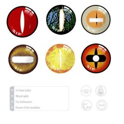 Crazy Lentes Blind Snake Broken Nublan Visión