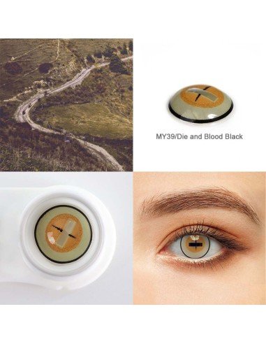 Crazy Lentes Blind Die Of Day Nublan Visión