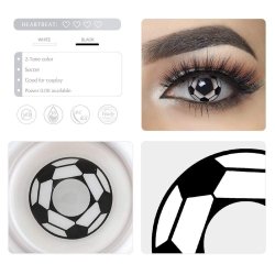 Lentes Locos de Futbol Crazy Lentes Halloween Disfraz Brasil