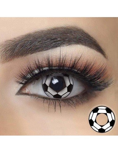 Lentes Locos de Futbol Crazy Lentes Halloween Disfraz Brasil