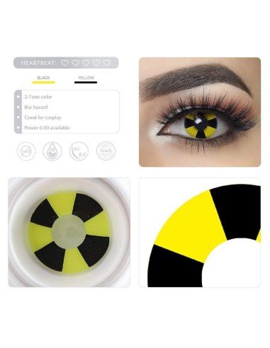 Lentes Locos Biohazard Radiate Crazy Radioactivo