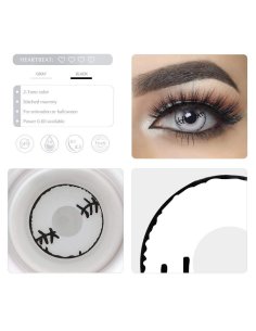 Lentes Halloween Crazy Stitches Ojo Costuras FX 2