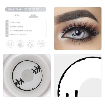 Lentes Halloween Crazy Stitches Ojo Costuras FX