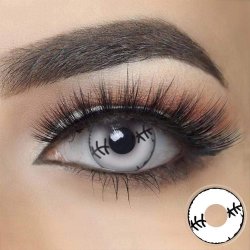 Lentes Halloween Crazy Stitches Ojo Costuras FX