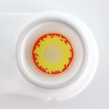 Lentes Halloween Crazy  Volcano Wild Fire