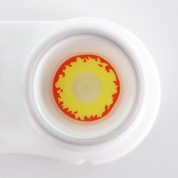 Lentes Halloween Crazy  Volcano Wild Fire