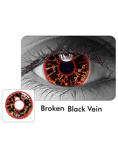 Lentes Crazy Zombie Dead Broken Venas Sangre