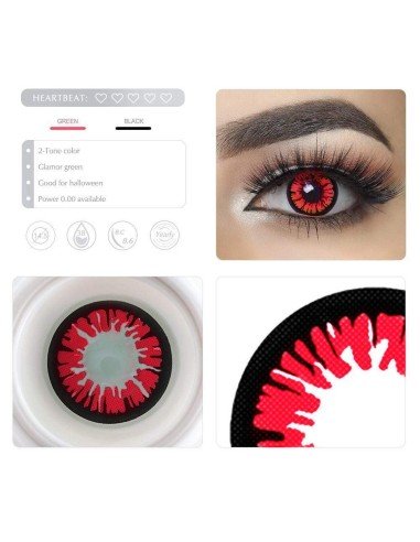 Lentes de Contacto Crazy Wolf Fire ThunderBolts