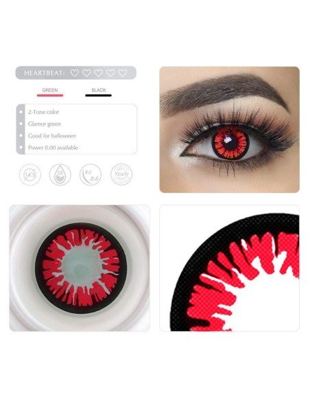 Lentes de Contacto Crazy Wolf Fire ThunderBolts