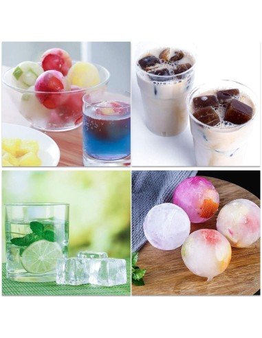 Molde De Silicona Hielo Cubeteras Whisky Ice Hielera X2 !