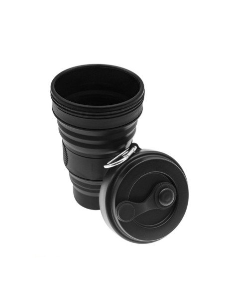 Termo Sport Portátil Plegable Silicona Deportista 550ml