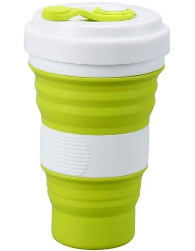 Termo Sport Portátil Plegable Silicona Deportista 550ml