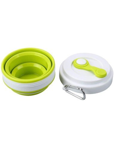 Termo Sport Portátil Plegable Silicona Deportista 550ml